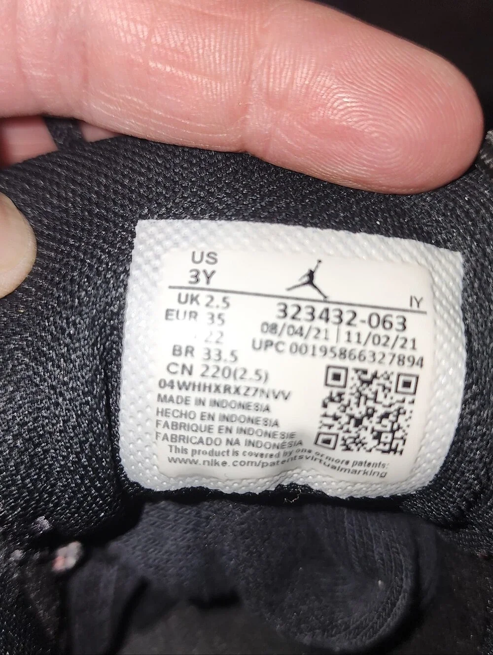 ⛹️🏼‍♂️Boys Size 3 Ni ke Jordan 6 Rings Tennis Shoes ⛹️🏿‍♂️